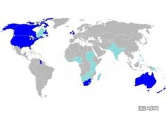 世界上说英语的国家有哪些国家