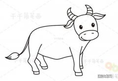 牛怎么画简笔画